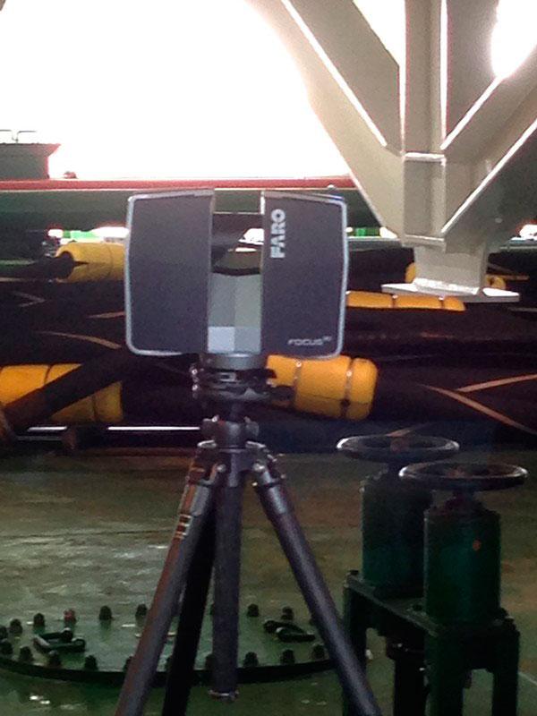 Levantamento topográfico com laser scanner